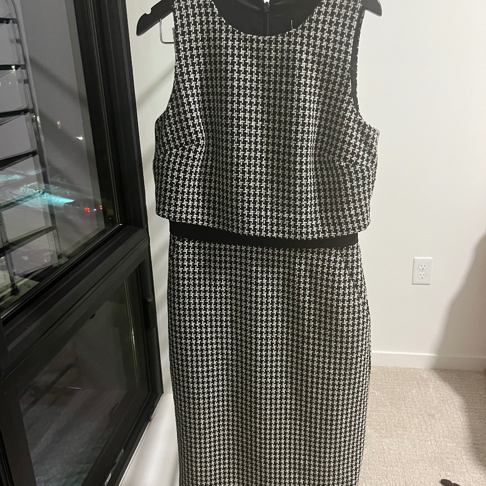 Jcrew Going Places dress in houndstooth size 000
